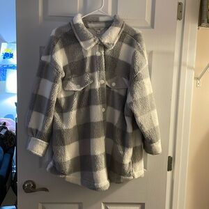 Plaid shacket